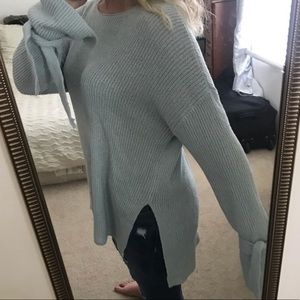 Lush baby blue sweater